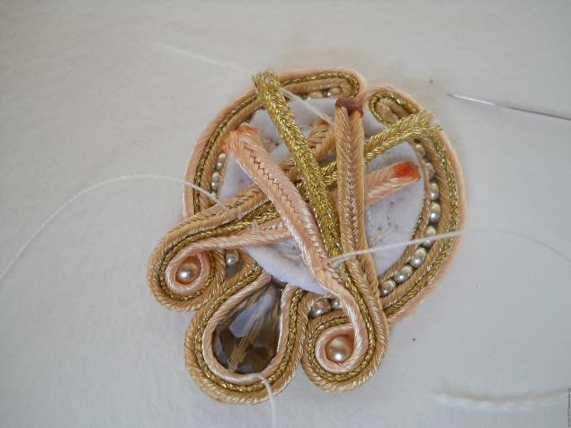 ​Мастер-класс по сутажу "Сутажные серьги Винтаж": часть 6