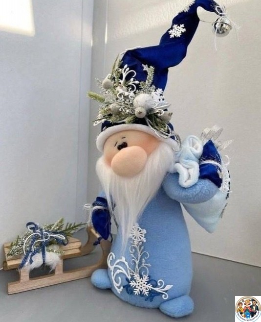 Шьём симпатичного Деда Мороза