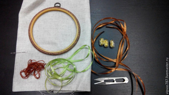 Создаем панно "Осенние желуди"