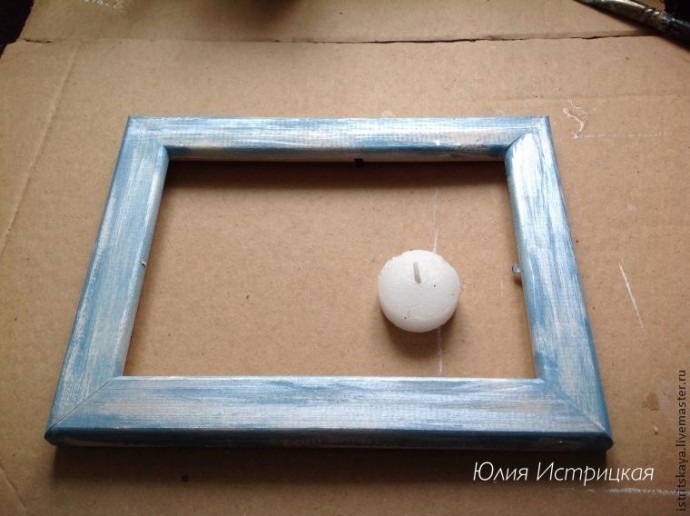 ​Создаем старинный зеркальный витраж: вживляем в стекло и работаем с поталью в хлопьях: часть 3