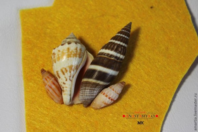 Сутажная брошь с ракушками: мастер-класс, часть 1