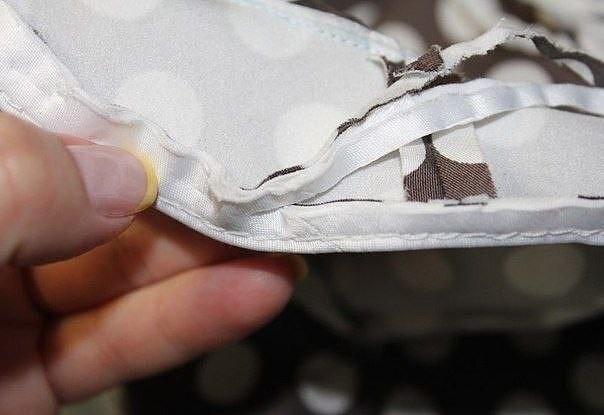 Обработка горловины обтачкой с кантом