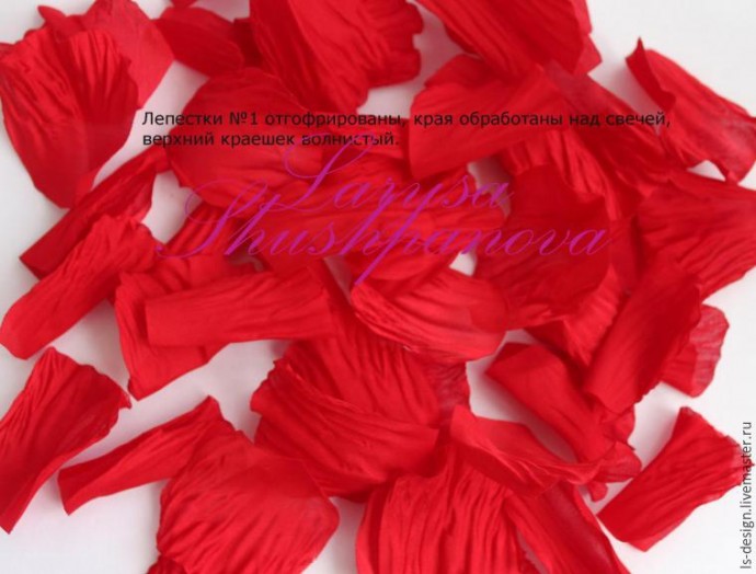 Делаем из ткани гофрированный пион: мастер-класс, часть 2
