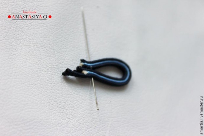 Воздушная сутажная брошь своими руками: часть 2