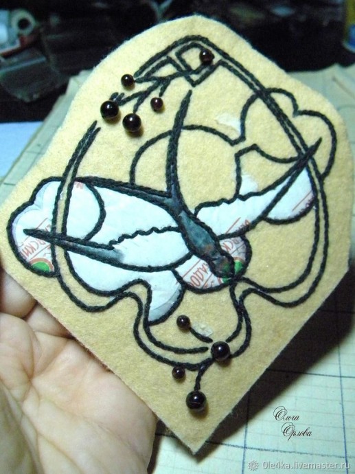 Вышиваем бисером "Облачко": часть 1