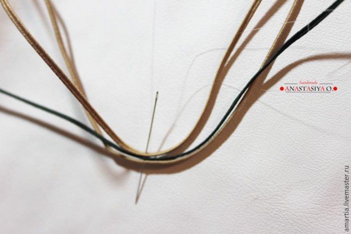 Создание шикарного сутажного браслета с агатом: часть 2