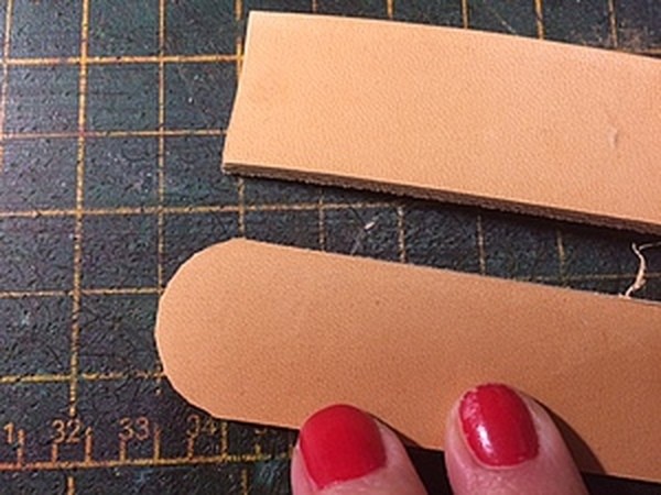 Как ровно обрезать углы на толстой коже