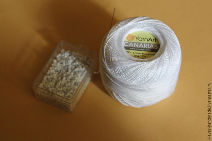 ​Колье "Перо полярной совы"