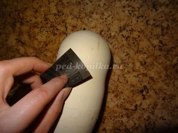 Роспись деревянной матрёшки: часть 1