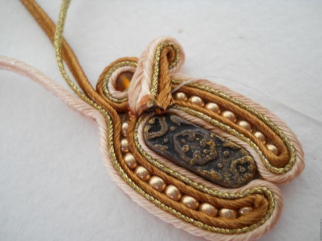 Сутажные серьги "Ромашки по-восточному": мастер-класс, часть 3