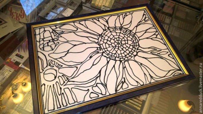 Делаем витражный светильник