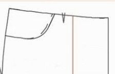 ​Как убрать талиевую вытачку в карман на брюках и юбке