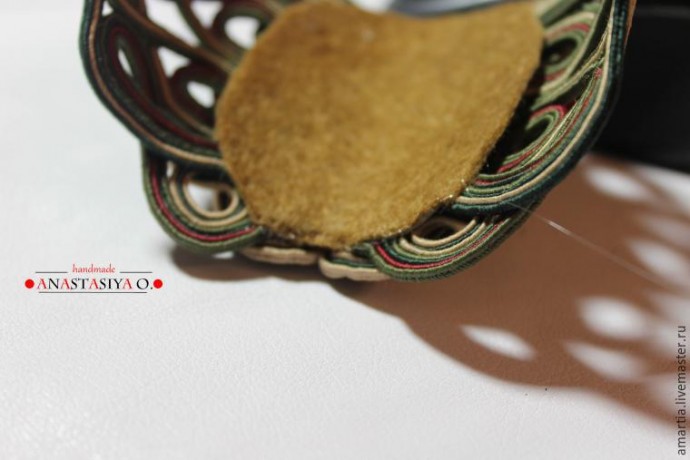 Создание шикарного сутажного браслета с агатом: часть 5