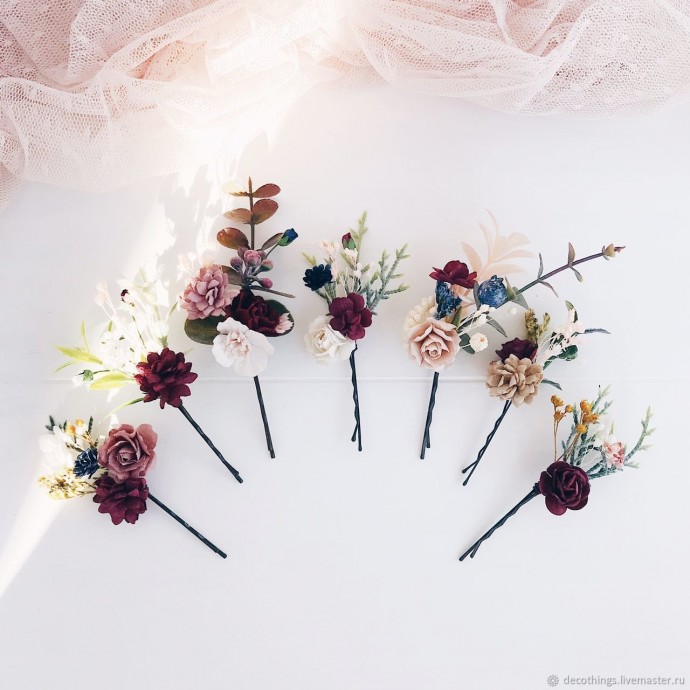 ​Шпильки и заколки ручной работы