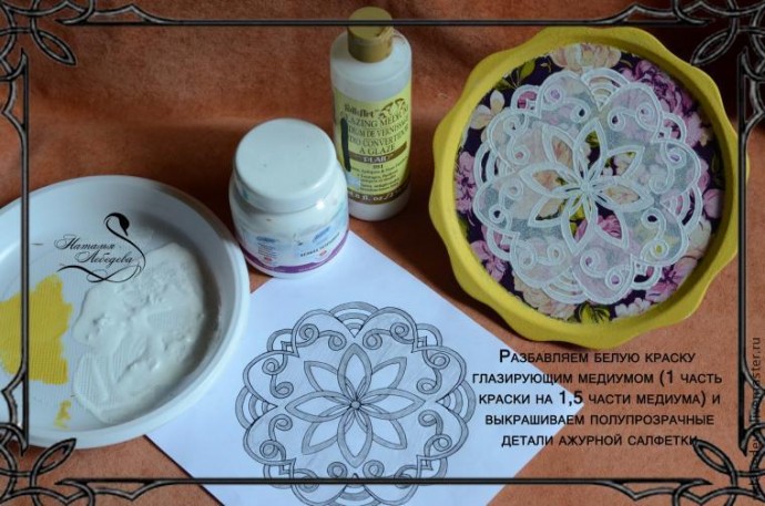 Как легко и просто нарисовать ажурное кружево на поверхности: часть 2