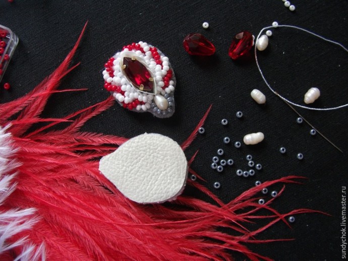 ​Создаем свадебные серьги "Мирослава": часть 3