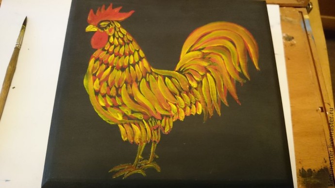 Расписываем шкатулку в свободном стиле