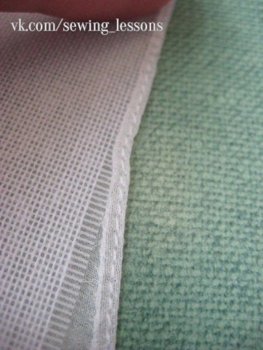 Узкая подгибка на тонкой ткани: мастер-класс