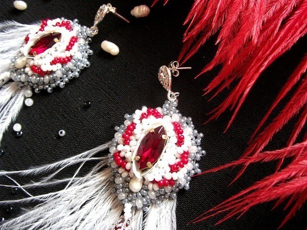 ​Создаем свадебные серьги "Мирослава": часть 1