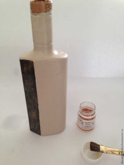 Декупаж с применением 2-шагового кракелюра: часть 2