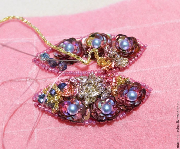 Создаем брошь жучка "Цветочник": часть 2