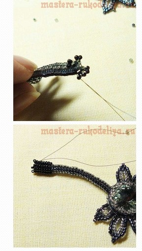 Кулон "Цветы полуночи"