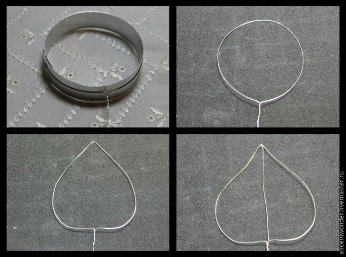 Заколка "Сирень" в технике витраль: часть 2