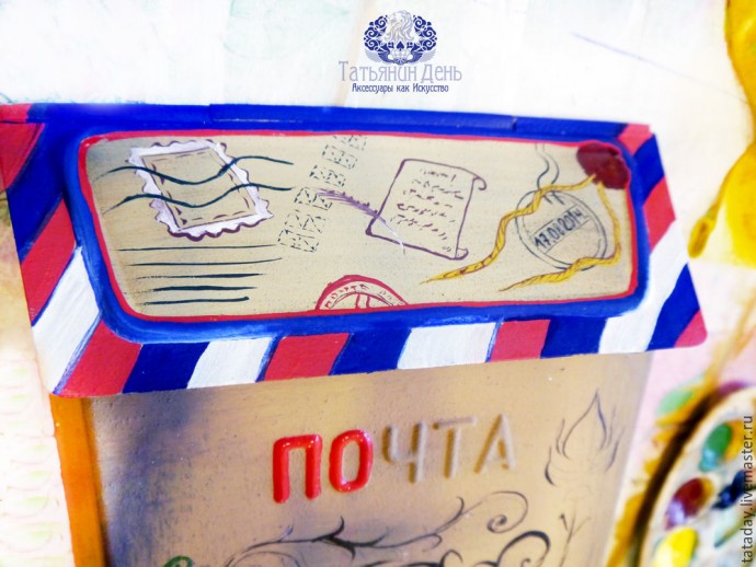 Декорируем старый почтовый ящик: часть 2
