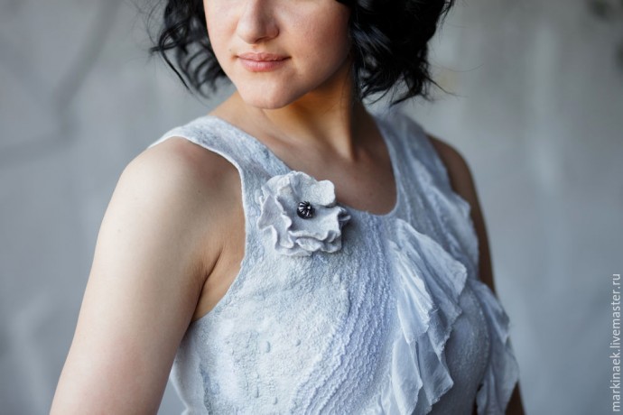 Валяем брошь-цветок в технике "фактурный войлок": часть 1 Валяем брошь-цветок в технике "фактурный войлок": часть 1