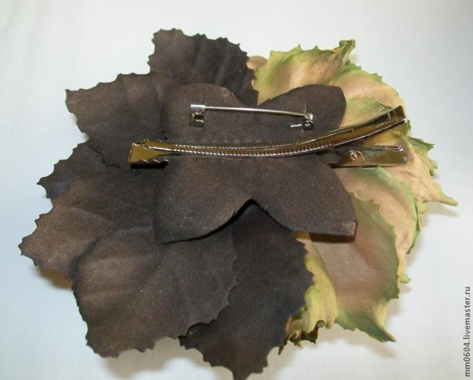 Создаем цветок из листьев: часть 4