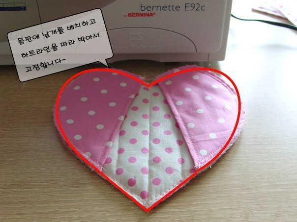 Прихватки в виде сердечек