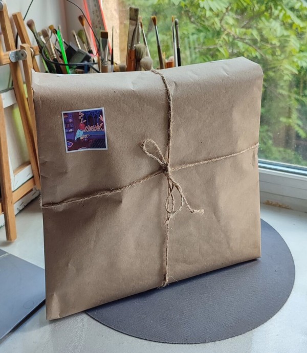 ​Как сделать многоуровневую ключницу с поталью и росписью: часть 4