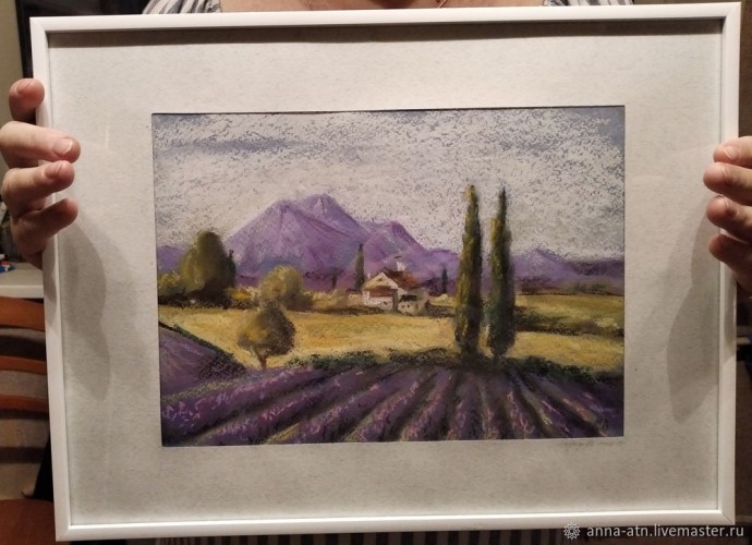 ​Мастер-класс сухой пастелью "Прованс"