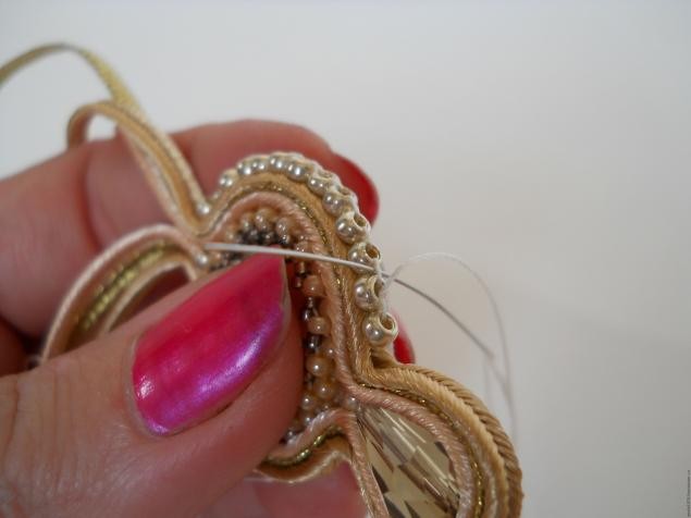 Мастер-класс по сутажу "Сутажные серьги Винтаж": часть 5 Мастер-класс по сутажу "Сутажные серьги Винтаж": часть 5