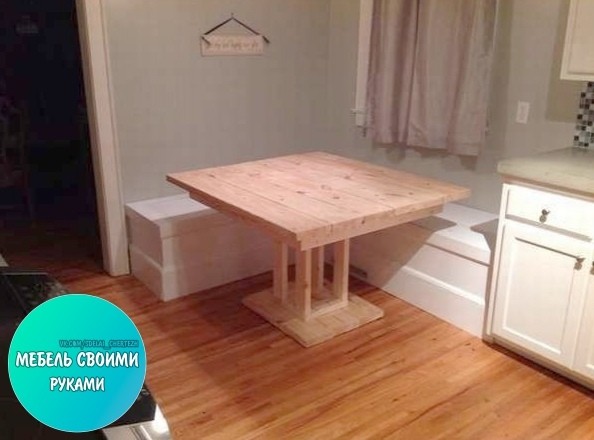 Угловая скамейка на кухню