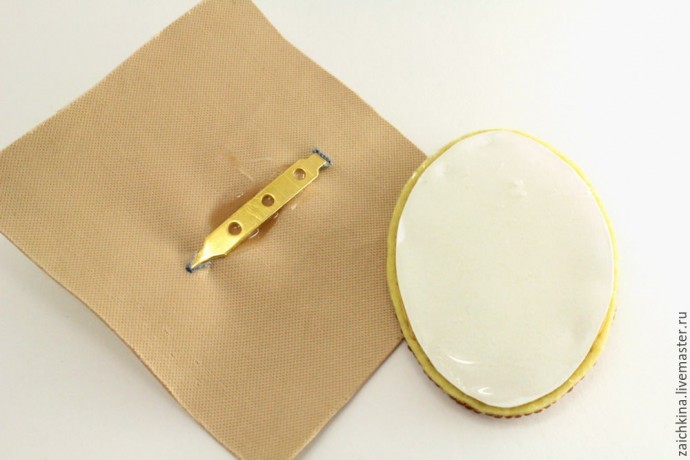 ​Вышиваем бисером брошь "Колоски": часть 3