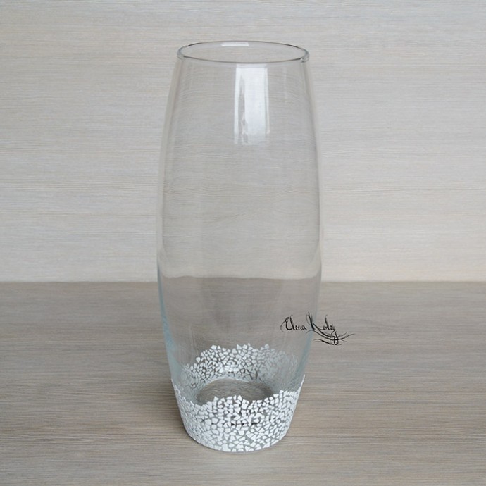 Декорируем вазу "Крокусы": часть 1