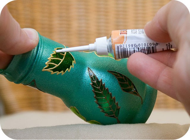 Мини-вазочка из бывшей соусницы: часть 2