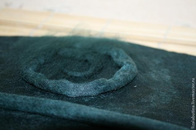 ​Валяный клатч: часть 4