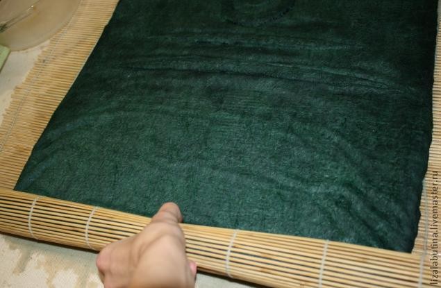 ​Валяный клатч: часть 5