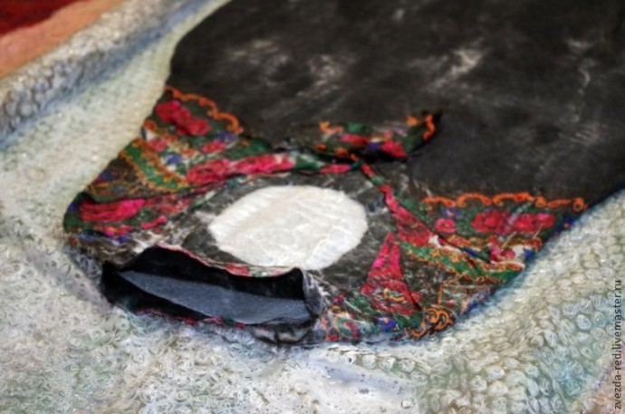 Мастер-класс по валянию сумки "Матрёнушка" с использованием платка: часть 2