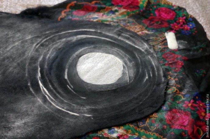 Мастер-класс по валянию сумки "Матрёнушка" с использованием платка: часть 2