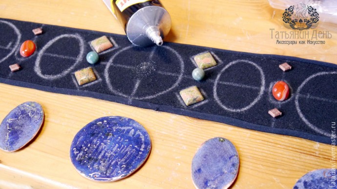 Создаем пояс с бисерной вышивкой: часть 2