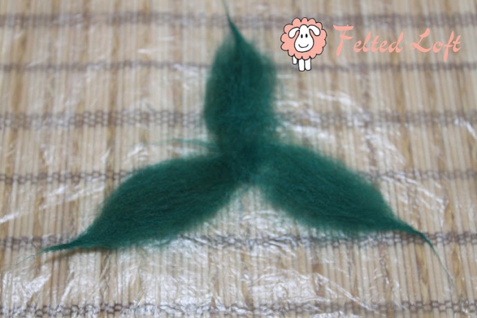 Мокрое валяние: цельноваляный пион, часть 1