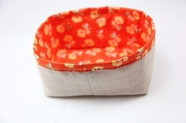 Текстильная корзиночка