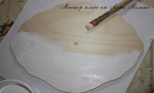 Часы в технике классического декупажа: часть 1