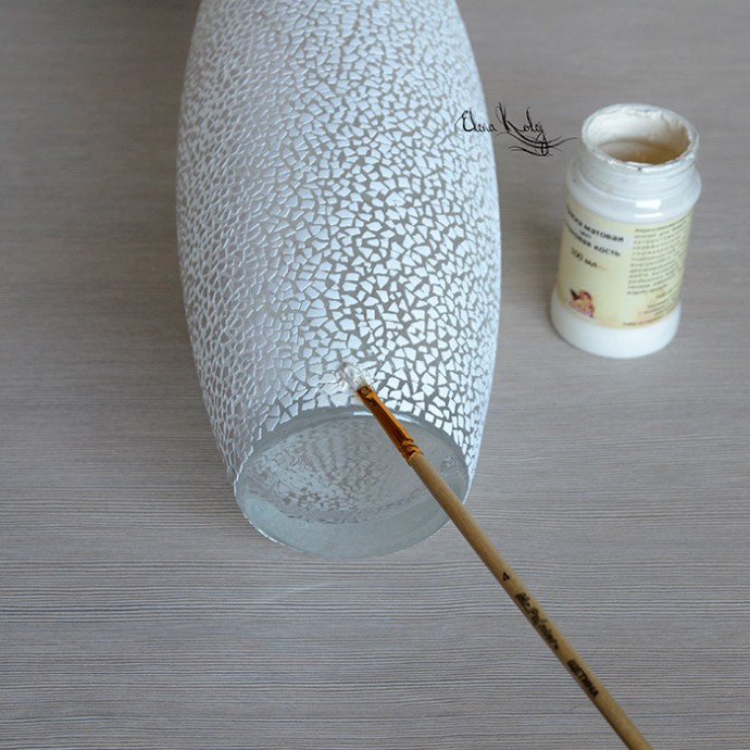 Декорируем вазу "Крокусы": часть 1