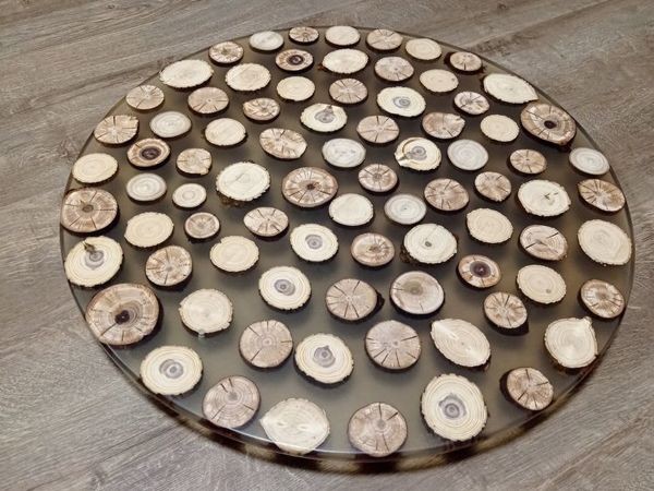 Изготовление столешницы из эпоксидной смолы и спилов: часть 1