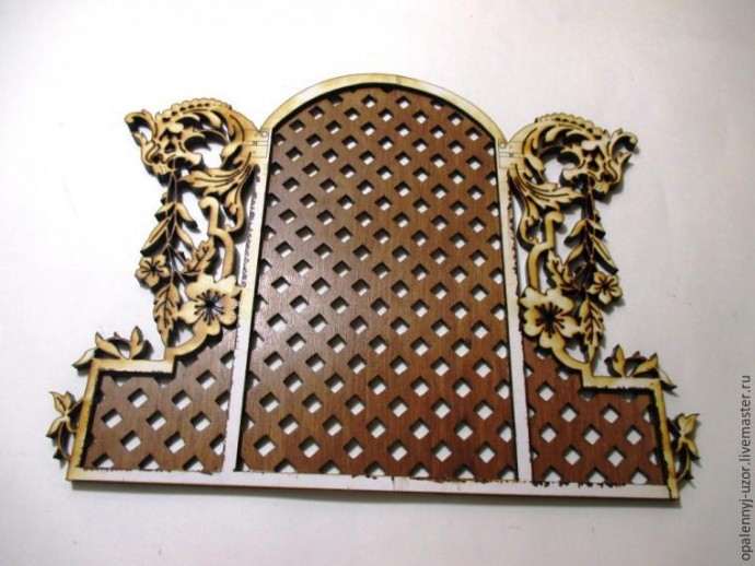 Изготавливаем ажурную настенную полочку: часть 2