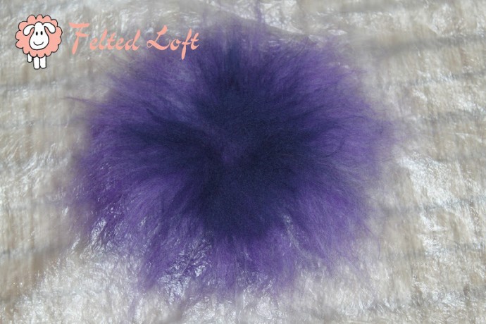 Мокрое валяние: цельноваляный пион, часть 1